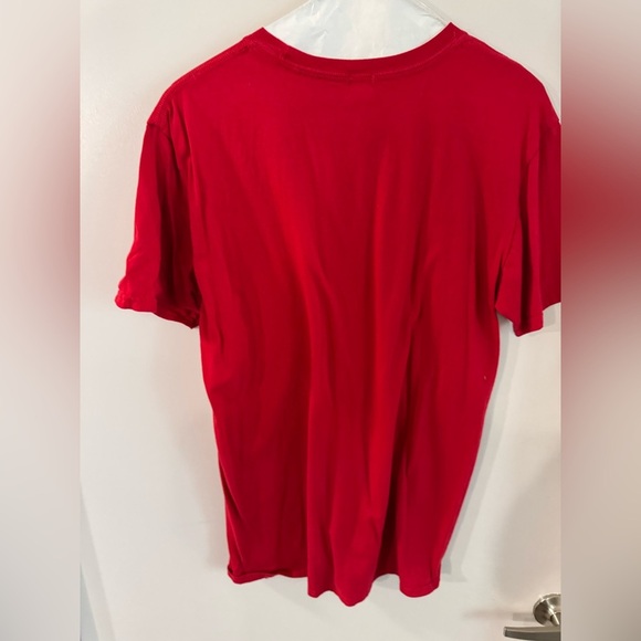 Proseco-ho-ho-ho Medium Adult Shirt in Red - Picture 5 of 6